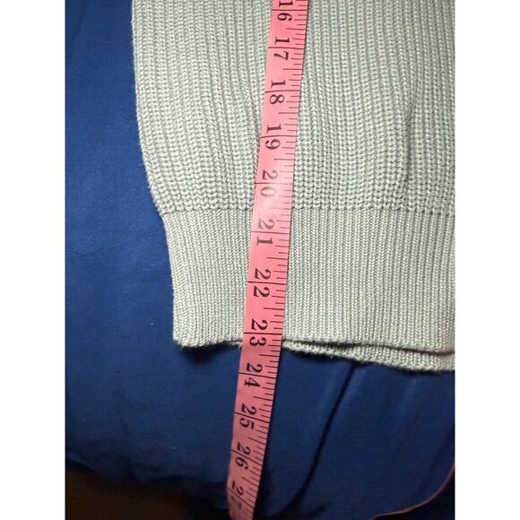 Lascana knit lace v neck sweater womens 0/2 cozy boho‎ chic coquette ethereal - Picture 9 of 10